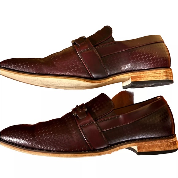 Masimo Men’s Dress Loafers Size 11 Brown Leather - Picture 5 of 7